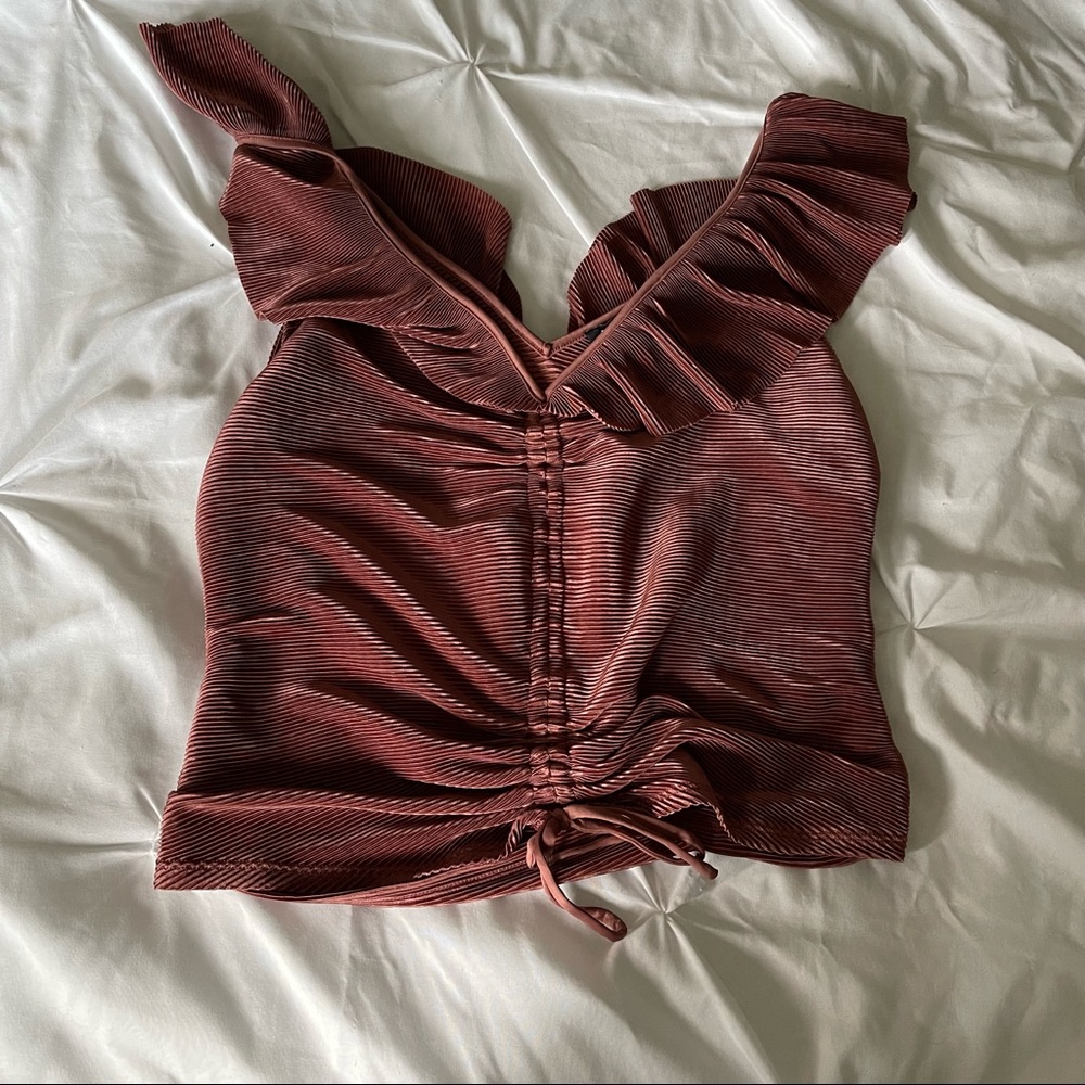 NWOT Express Velvet Top